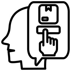 Purchase Intent Outline Icon