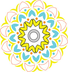 Vector pattern seamless ikat design 