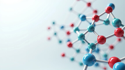 Obraz premium Chemical Innovation in Molecular Networks for Health