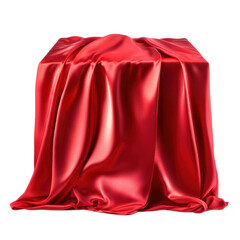 A Mistry magic box covered with red cloth
