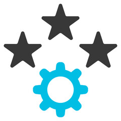 Experience Glyph Blue Grey Icon