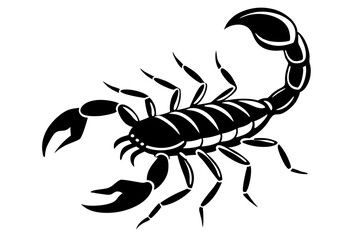 Scorpion Silhouette vector illustration