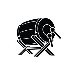 ramadhan icon. ramadhan eid prayer drum vector. islamic and elegant impression. for greeting design and template. Solid design style
