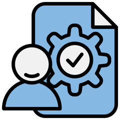 Ethical Blue Black Icon