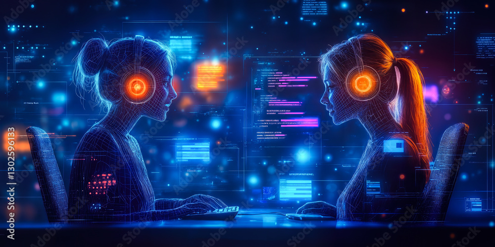 Poster ai-driven voice solutions enhancing customer service interactions through empathetic conversational 