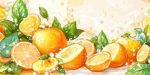 Refreshing Orange Banner