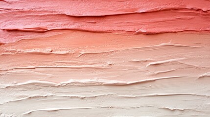 Abstract Layered Paint Texture in Pink Beige and Orange Hues