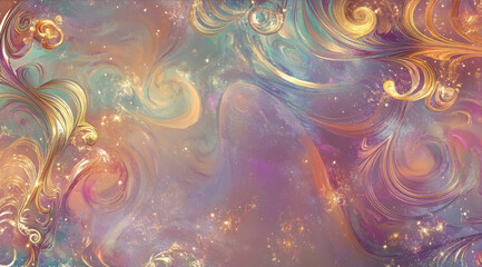 Abstract colored background on the theme of space
