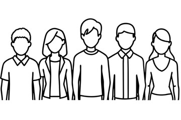 Fat People Silhouette vector illustration