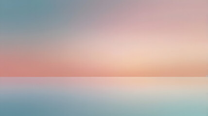 A minimalist background featuring a smooth gradient transition between pastel colors like soft pink, baby blue, and warm peach, creating a calming and aesthetic atmosphere.