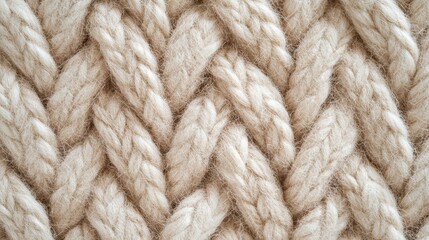 A textured wool fabric, showcasing soft fibers that create a thick, tactile surface perfect for cozy clothing or blankets.
