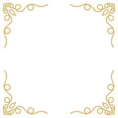 Vintage ornamental frame and border design.