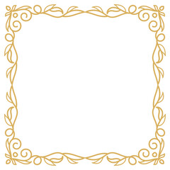 Vintage ornamental frame and border design.