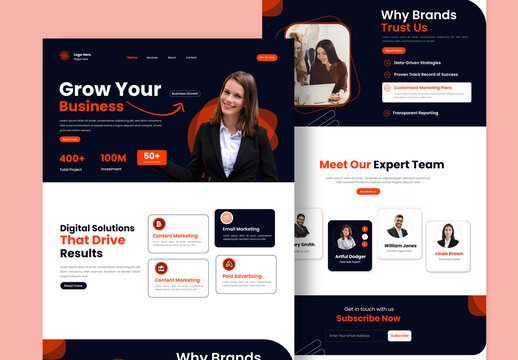 Digital Marketing Agency Template Website