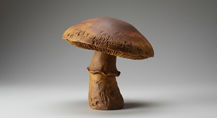 mushrooms on a black background