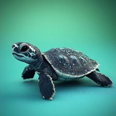 Fototapeta premium turtle on the beach
