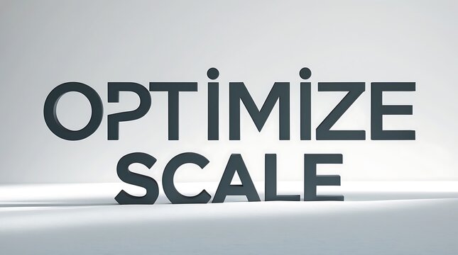Optimize scale with clean typography showcasing modern design principles