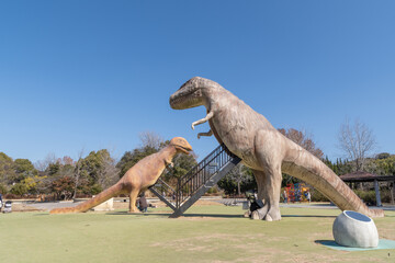 Fototapeta premium 大高緑地公園恐竜広場（愛知県名古屋市緑区）