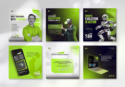 Artificial Intelligence Evolution Social Media Post