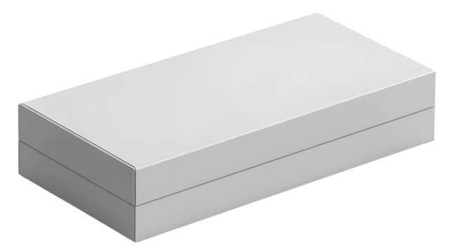 Sleek Box Packaging Mockup for Minimalist Product Design Element with 3D Rendering