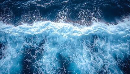 Fototapeta premium Ocean Waves from Above