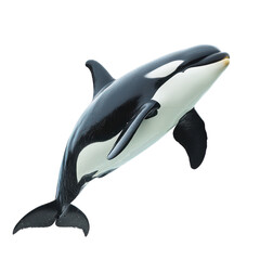 Obraz premium Orca isolated on transparent background, PNG