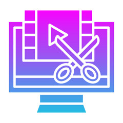 Clip editing Icon