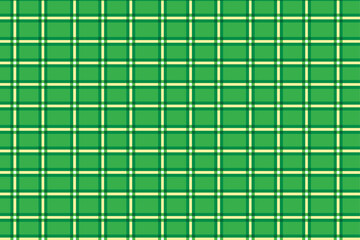 Green and white brawn plaid well pattern design for textile and fashion projects