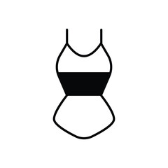 Swimsuit vector icon
