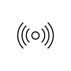 signal stream line icon