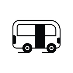 Bus vector icon