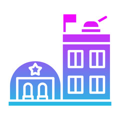 Fototapeta premium Building Icon