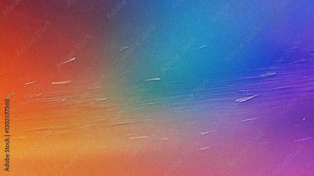 Poster Vibrant Abstract Background with Blurred Color Stripes and Smooth Gradients in Bright Rainbow Hues with a grainy gradient abstract noise texture vibrant Background banner wallpaper backdrop