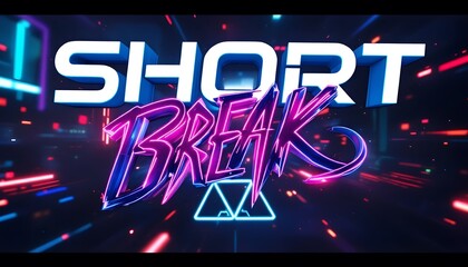 short break twitch stream gaming overlay