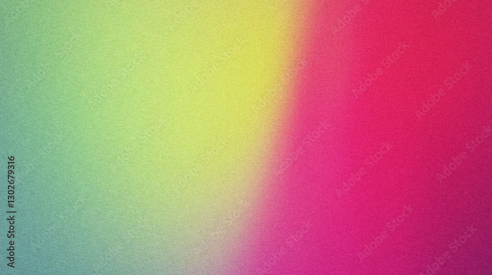 Leinwandbilder vibrant abstract gradient background with soft transitions of green, yellow, pink and purple shades 