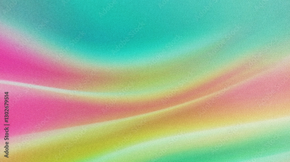 Fototapete Vibrant Abstract Background with Smooth Gradient Flowing in Warm and Cool Colors for Artistic Designs with a grainy gradient abstract noise texture Background banner wallpaper backdrop