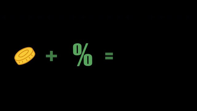 investment, golden coins, percentage and dollar bills. Investing strategy, fundamental analysis. invest and increase your savings. Compound interest, reinvesting, earn money