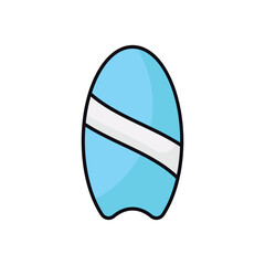 Surfboard vector icon