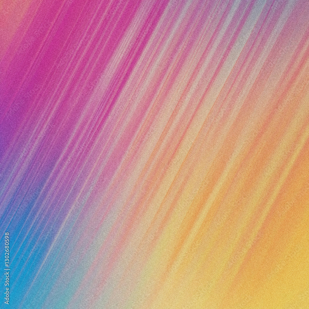 Aufkleber Abstract Gradient Background with Soft Pink, Purple, and Yellow Tones for Modern Design Projects with a grainy gradient abstract noise texture Background banner wallpaper backdrop