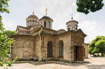 View of the oldest Orthodox church in Crimea - St. John the Baptist Cathedral, built in Kerch in 18th century