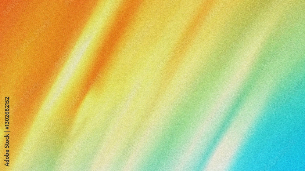Aufkleber bright and colorful gradient background with soft blending shades of orange, yellow, green, blue, an