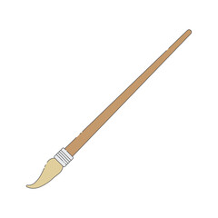 simple vector illustration of a painting brush
