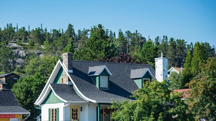 house in the mountains