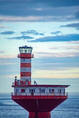 old lighthouse in tadoussac bay