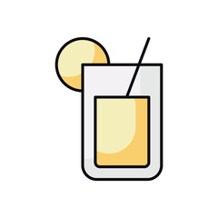 Lemonade vector icon