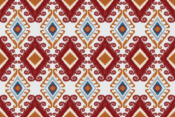 seamless ikat pattern