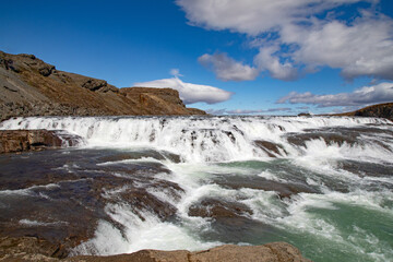 Gullfoss waterfall near Reykjavik, Iceland