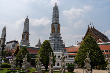 The Grand Palace  of Bangkok City in Thailand Southeast Asia 