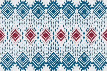 seamless ikat pattern
