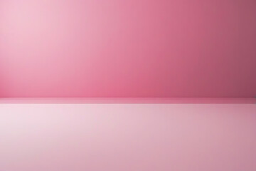 Obraz premium Minimalist Monochrome Pink Gradient Background